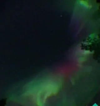 Northern Lights seen in Ivalo Aurora Camera
