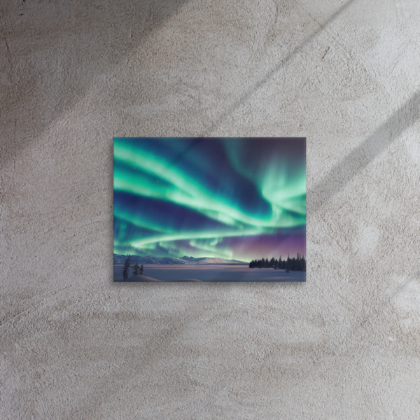 Picture of Aurora Borealis Canvas print 12x16 size