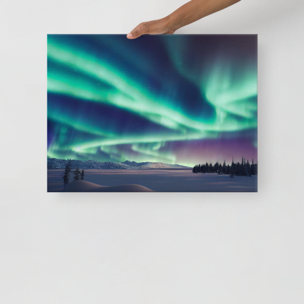 Picture of Aurora Borealis Canvas print 18x24 size
